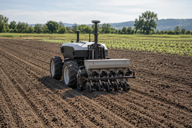Siembra de precisión; aplicación conceptual de robótica para agro